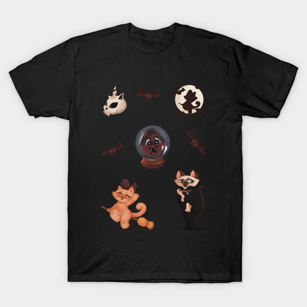 Meoween stickers 2 T-Shirt by ArtInPi